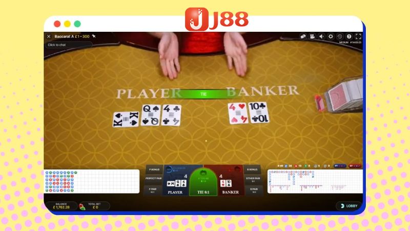 Fibonacci chiến thuật giúp hàng triệu cược thủ chiến thắng khi chơi Baccarat J88